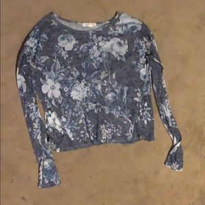 Aeropostale Floral Long-sleeve